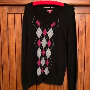 New MERONA log sleeve sweater. Cotton, Rayon, Nylon, Wool, Rabbit Hair, Spandex